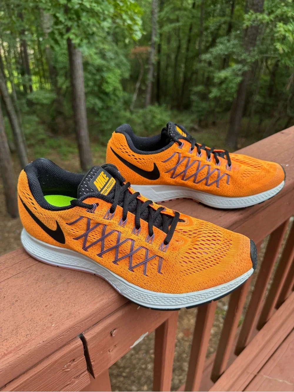 Nike Air Zoom Pegasus 32 Women’s 9 Bright Citrus Orange Running Shoes 749344-805